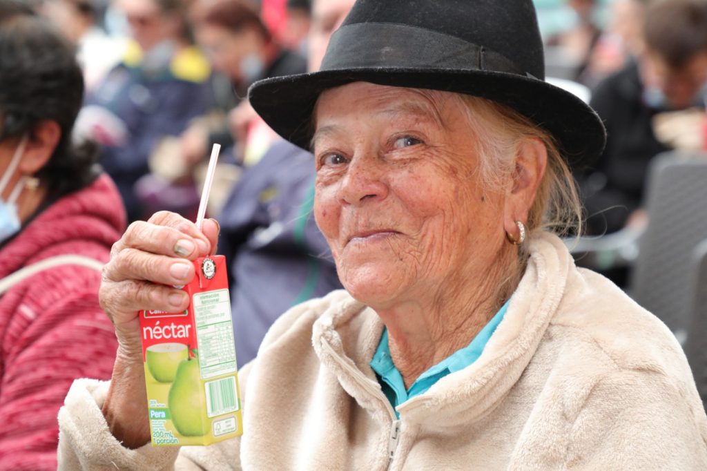 Dimos la bienvenida a los adultos mayores de Chía