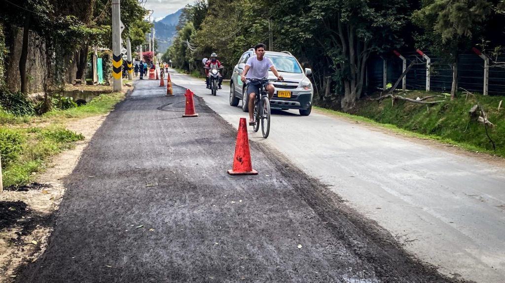 Las intervenciones de la malla vial llegaron a Tíquiza y Fagua