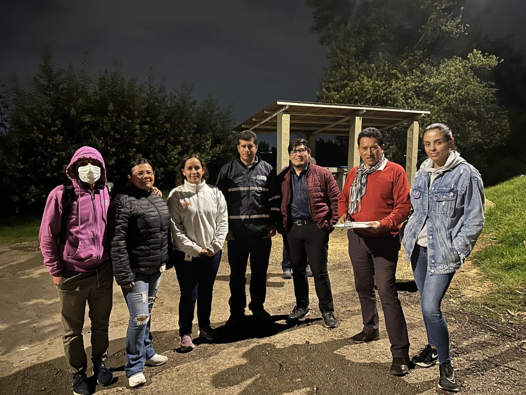 Inician los recorridos para mejorar el alumbrado público en Chía