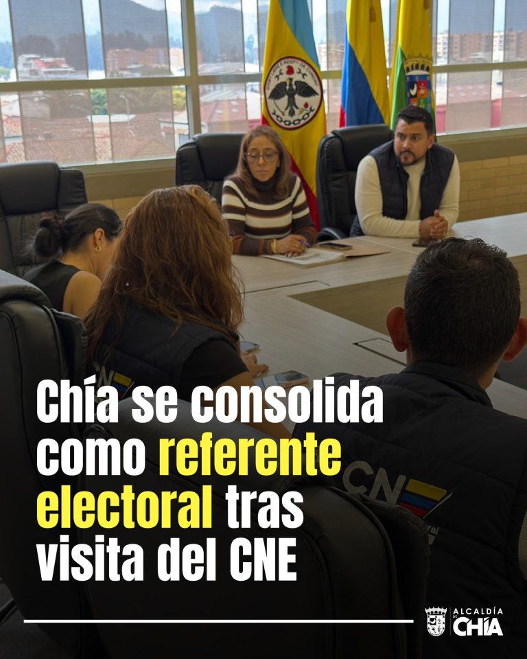 Chía se consolida como referente electoral tras visita del CNE