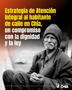 Continúa la Estrategia de Atención Integral al habitante de calle en chía
