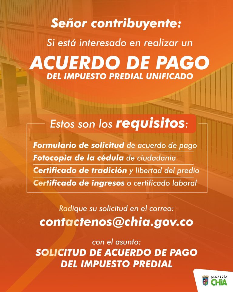 Solicite un acuerdo de pago para ponerse al día en el pago de su Impuesto Predial