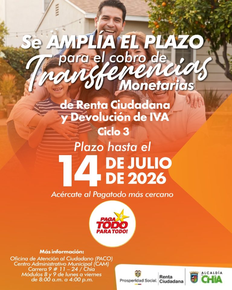 Más plazo para el cobro de Renta Ciudadana y Devolución del IVA